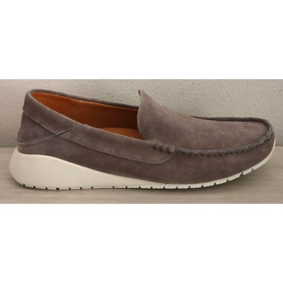 OluKai 10535-1G1G Men's Sz 10 Cooler Gray Ka'a Slip-On Suede Loafers - Picture 5 of 12